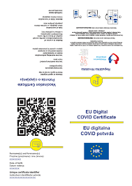Certificat covid digital de recuperació, acredita de manera digital, en el codi qr que la persona s'ha recuperat de la covid després d'haver confirmat la seua malaltia mitjançant una prova pcr positiva. Vaccination Certificate Covid Certificates