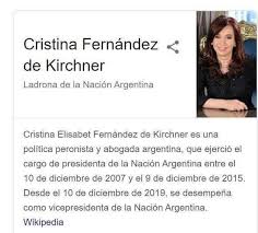 Fiambrola chiruza florero, según google. Fabiola Yanez Figuro Como Chiruza En Wikipedia Noticias Cadena 3 Argentina