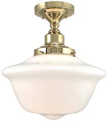 Shop for flush mount lights in ceiling lights & fixtures. Vintage Hardware Lighting Close Ceiling Light Schoolhouse Style Semi Flush Mount With 6 Fitter 18 Ccl 6f