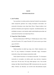 Soal pilihan ganda bahasa indonesia. B Tempat Dan Waktu Penelitian Bab Iii