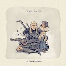 13 8 Mil Me Gusta 56 Comentarios Giada Carboni Giada Carboni Art En Instagram I Need No One You Can Fi The Witcher Geralt Witcher Art The Witcher