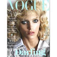 Check spelling or type a new query. Vogue 8 August 2014 Anja Rubik Fashion Darling Zeitschrift