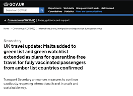 The 'green list' of destinations where brits can travel without going into quarantine is expected to be updated on june 28, number 10 has confirmed. Gjlt8n6yuvsnpm