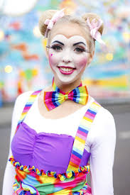 Schones Clowns Makeup Clowndame Karneval Fasching Susser Clown Clown Gesicht Malen Karneval