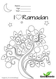 Ramadan Fasting Chart For Children Kids Ramadan Activities