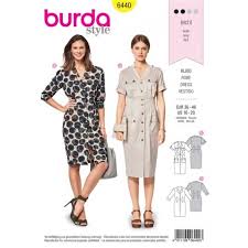 Codes promo, ventes flash, livraison offerte, trouvez le produit de vos rêves à prix réduit ! Burda Style Femmes Patron Robe Burda N 6440