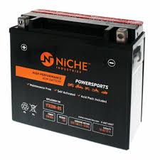 Niche Agm Battery For Ytx20h Bs Fits Harley Davidson Sportster 1000 1200 883