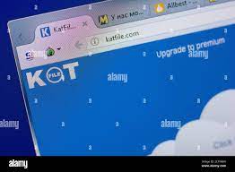 Ryazan, Russia - June 17, 2018: Homepage of KatFile website on the display  of PC, url - KatFile.com Stock Photo - Alamy