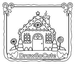 Check spelling or type a new query. New Gingerbread House Coloring Page Draw So Cute