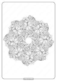Print mandala coloring pages for free and color our mandala coloring! Free Printable Shamrock Wreath Pdf Coloring Page