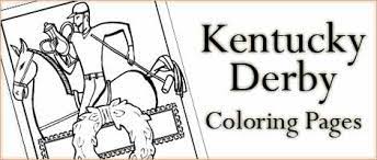 Kentucky Derby Coloring La Woo Jr Kids Activities