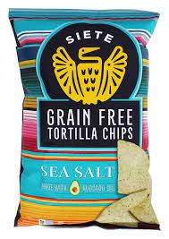 Siete Grain Free Tortilla Chips Snack Chips Tortilla Chips Grain Free