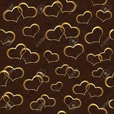 Maybe you would like to learn more about one of these? Seamless Wallpaper With Gold Hearts On A Dark Background Original Design Royalty Free Cliparts Vectors And Stock Illustration Image 16832328