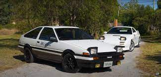 Maybe you would like to learn more about one of these? Initial D To Real Life Aussie Man Drives Toyota Corolla Ae86 And Mazda Rx 7 Fc Autoevolution