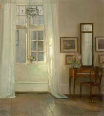 Carl Holsoe Danish 1863 1935 Interior Oil On Canvas Vision Interior Paintings Interior Art Interior