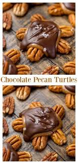Lightly grease foil with vegetable oil spray. How To Make Turtles With Kraft Caramel Candy Homemade Turtle Candies Recipe Everyday Shortcuts Made With Sugar And Skim Milk Each Bite Size Candy Is