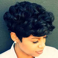 All of those features encourged the black women to wear the different styles of the short hairstyles. 40 Short Curly Hairstyles For Black Women Short Hairstyles Haircuts 2019 2020
