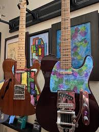 Prior to these two inventors, german inventor paul gottlieb nipkow had developed the first mechanical television. My Teles Both Decorated With My Son S Artwork Left Is A Squire Classic Vibe Thinline With The Fender Neck From The One On The Right On The Right Is A Mim Dark