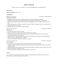sales/stock associate resume examples