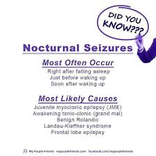 I Had A Nocturnal Seizure Last Night I Usually Have Nocturnal Seizures My Seizures Come From My Fron Nocturnal Epilepsy Myoclonic Seizures Epilepsy Awareness