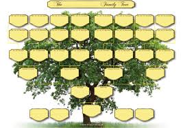 5 Generation Family Tree Chart