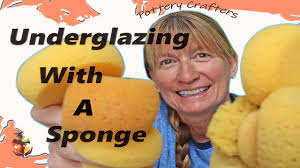 How to Underglaze with a Sponge
