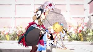 Sexe de groupe avec futanari filles de jeu dordinateur Genshin Impact