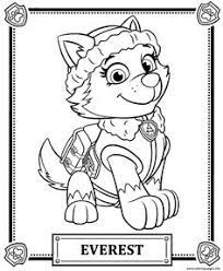 Paw patrol coloring pages collection. 10 Paw Patrol Everest Ideas Paw Patrol Paw Paw Patrol Coloring