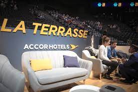 Extha projects accor hotel arena. Decryptage Du Dispositif Tweet Your Seat Et De La Terrasse Vip Accorhotels Lors Du Bnp Paribas Masters Sportbuzzbusiness Fr