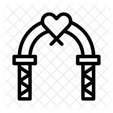 Free Wedding Arch Icon Of Line Style Available In Svg Png Eps Ai Icon Fonts