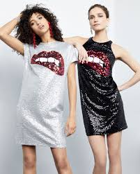 Aidan By Aidan Mattox Sequin Short Sleeve Biting Lips Cocktail Dress Mini Cocktail Dress Aidan Mattox Sequin Cocktail Dress