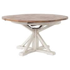 Barnes Modern Classic Round Wood Whitewash Extension Dining Table 48 63 Inch With Images Round Dining Table Round Pedestal Dining Table Round Pedestal Dining