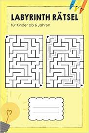 Drucken sie die rätselkarten aus und haben sie spaß mit ihrem kind und diesen lustigen kinderrätsel >>>. Labyrinth Ratsel Fur Kinder Ab 6 Jahren 50 Labyrinthe Fur Kinder Ab 6 Mit Losungen Geschenk Fur 6 Jahrige Madchen Und Jungen Iq Spiele Puzzle Ab 6 Jahre Nechioui Morad Amazon De Bucher