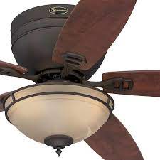 Ceiling fans with lights use a few different types of bulbs. Westinghouse Carolina Led 52 Inch Reversible Five Blade Indoor Ceiling Fan Oil Rubbed Bronze Finish