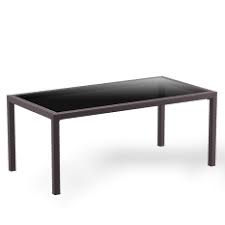 Siesta Buyuk Camli Bali Rattan Masa Mobilya Sandalye Renkler
