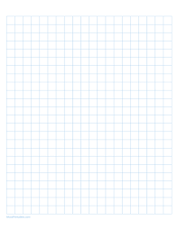printable 1 cm light blue graph paper for letter paper