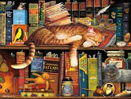 The cats of charles wysocki 750 piece jigsaw puzzle traveling cowboy buffalo Buffalo Games The Cats Of Charles Wyoscki Cat Tales 750 Piece Jigsaw Puzzle Amazon Com Au Toys Games