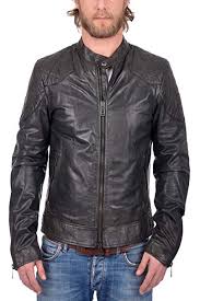 Belstaff Mens Outlaw Lightweight Hand Waxed Leather Jacket