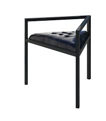 Maybe you would like to learn more about one of these? Modern Hollywood Regency Triangle Accent Side Chair With Metal Frame Designer Jennava Laska Portfolio Furniture Sculpture Film