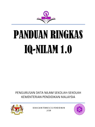 Maybe you would like to learn more about one of these? Manual Ringkas Sistem Iq Nilam 1 0