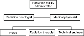 organizational chart for safe operation of radiation therapy