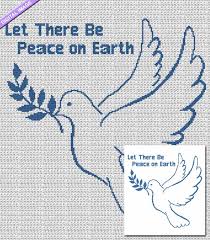 Are cross stitch patterns the same as crochet patterns. Peace On Earth Dove Crochet Pattern Cgrg 106824