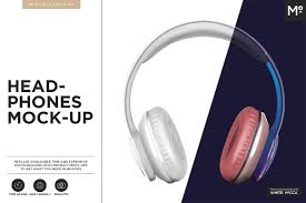 Headphones Mock Up Wellness Design Mockup Mockup Template Free