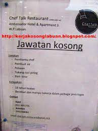 Kerja kosong terkini di sabah. Kerja Kosong Kedai Makan Puchong Kerkosa