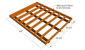 How To Build A Shed Floor Howtospecialist How To Build Step By Step Diy Plans Shed Floor Building A Shed Wood Shed Plans
