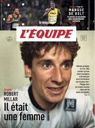 Entretien avec Robert Millar, cycliste transgenre, samedi dans le magazine  L'Equipe.