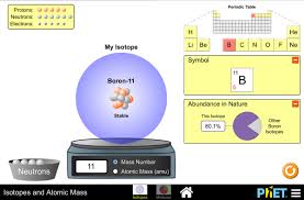 Atomic mass is the mass of all of the protons and neutrons combined(electrons mass is so small compared to p+ and n0). Isotopes And Atomic Mass Isotopes Atomic Mass Phet Interactive Simulations