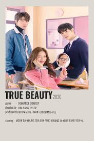 The story revolves around im ju kyeong, a high . True Beauty Wall Poster In 2021 Film Posters Minimalist Movie Posters Minimalist True Beauty