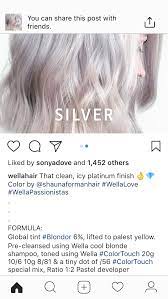 Pin By Emily Sinha Balayage Hand On Wella Formulas Wella Hair Color Hair Color Formulas Wella Hair