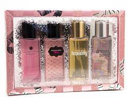 Victoria S Secret Luxury Fragrance Mists 4pc Set Bombshell Tease Heavenly Dream Angel 2 5 Fl Oz Each Fragrance Mist Victoria Secret Perfume Set Luxury Fragrance